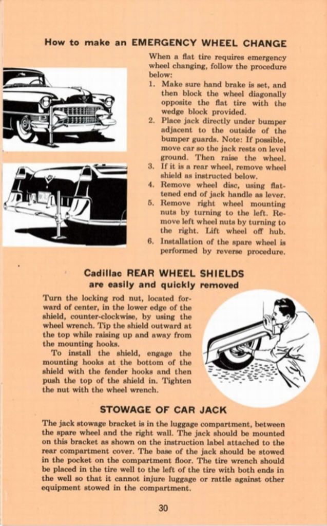 1955 Cadillac Owners Manual Page 49
